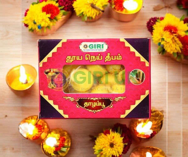 Giri Pure Ghee Moulded (Kewda) Diya 20 pcs