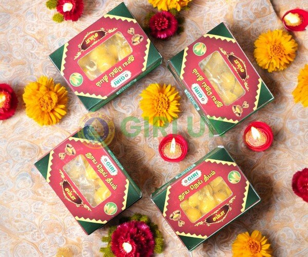 Giri Pure Ghee Moulded (Champa) Diya 20 pcs-(Pack of 4)