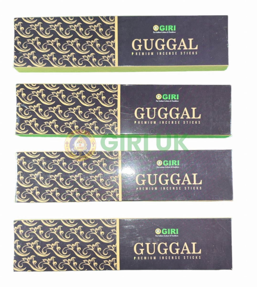 Guggal Incense Sticks (Agarbati)-(Pack of 4)