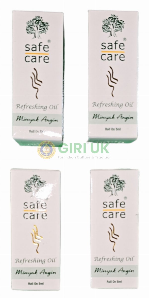 Safe Care -  Aromatheraphy Refreshing Oil - 5Ml-(Pack of 4)