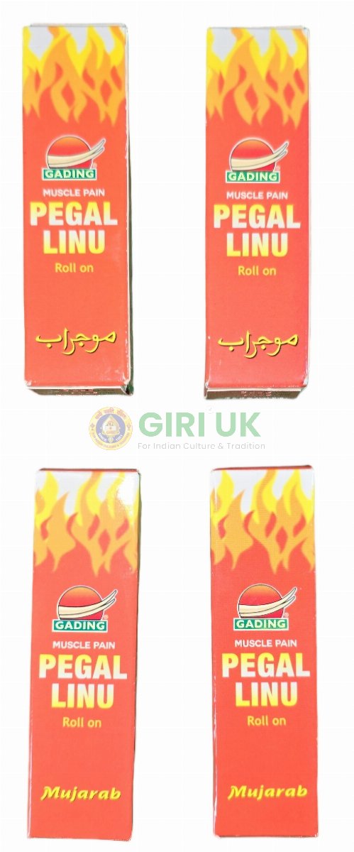 GADING’s Muscle Pain Pegal Linu Roll-On Oil 10ml-(Pack of 4)