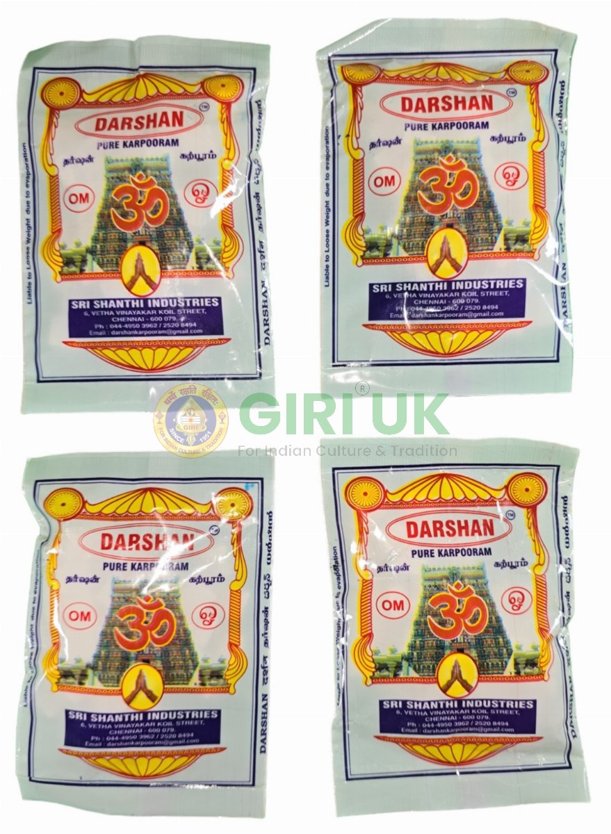 Darshan Pure Karpuram (Camphor) – 50pcs-(Pack of 4)