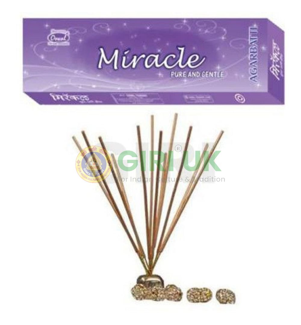 Oswal Traders Miracle Agarbatti (Incense)  - 100 Gms