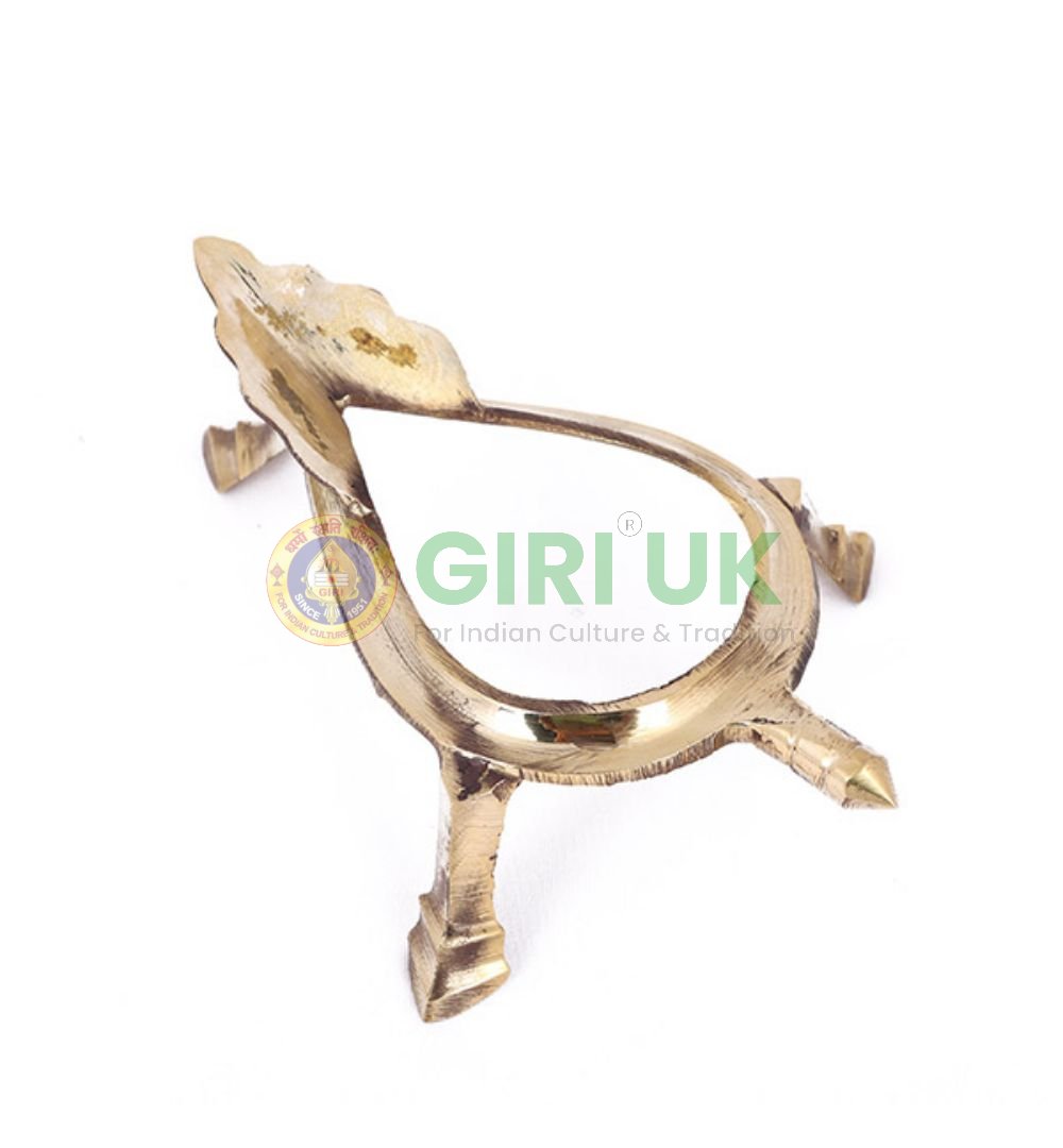 Brass Shankh Stand – 2.5 inch