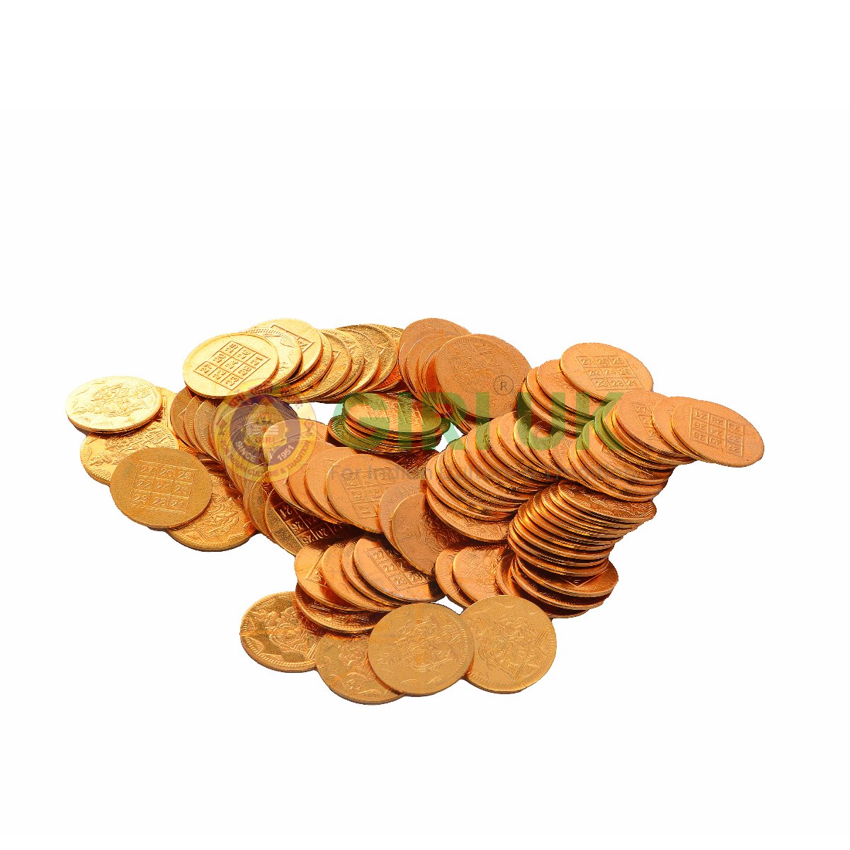 Kubera Lakshmi coins - Gold Polish