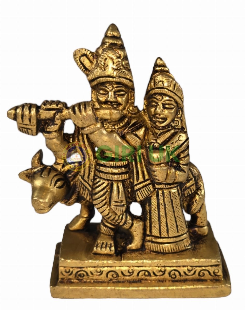 AF Radha Krishna With Cow 3 Inch 0.300Gms