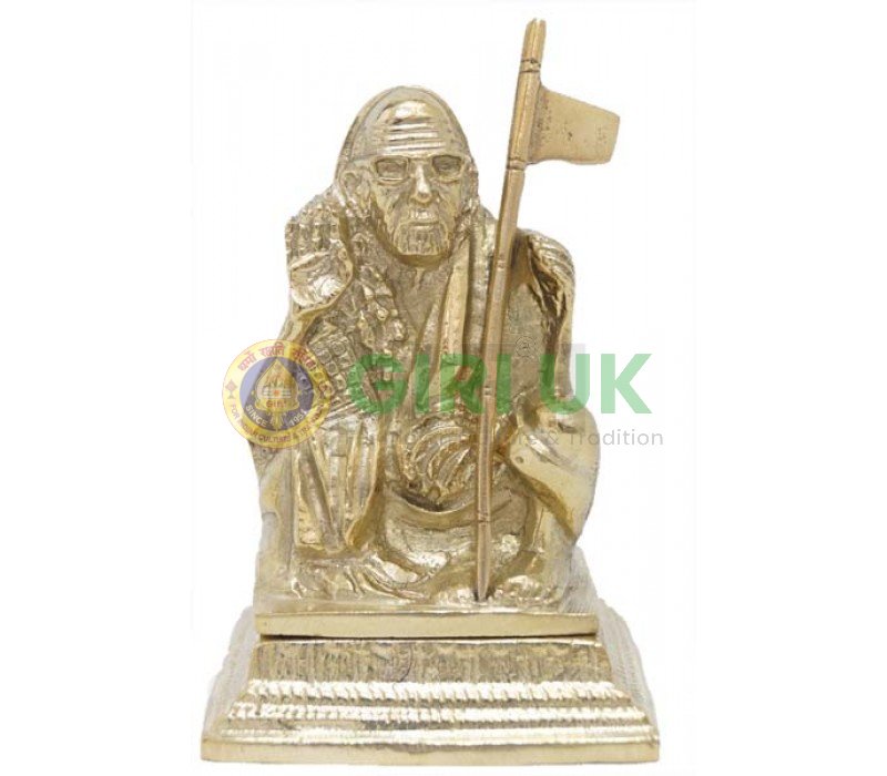 Brass Maha Periyava idol – 5 inch