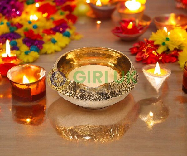 Brass Kubera Lakshmi Lamp –  115 gms