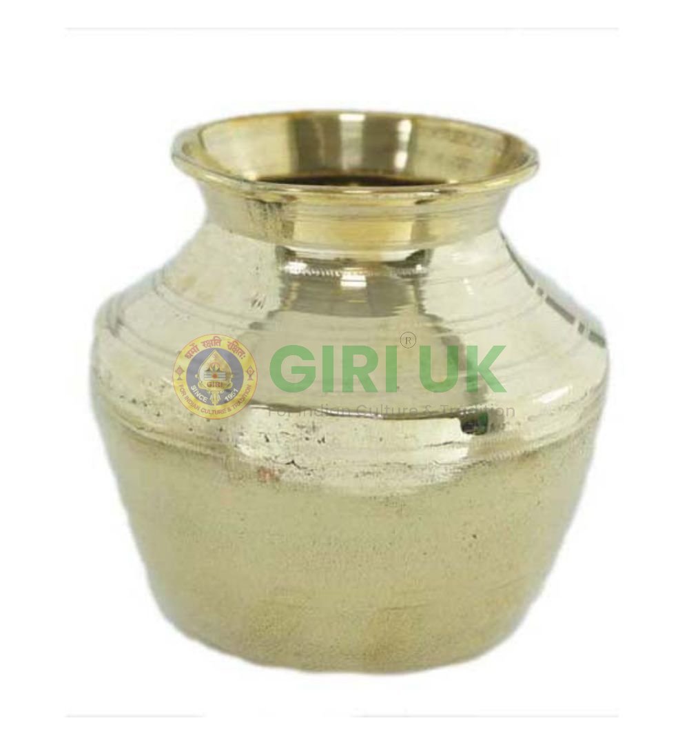 Brass Kalash (Chombu) – 6 inch