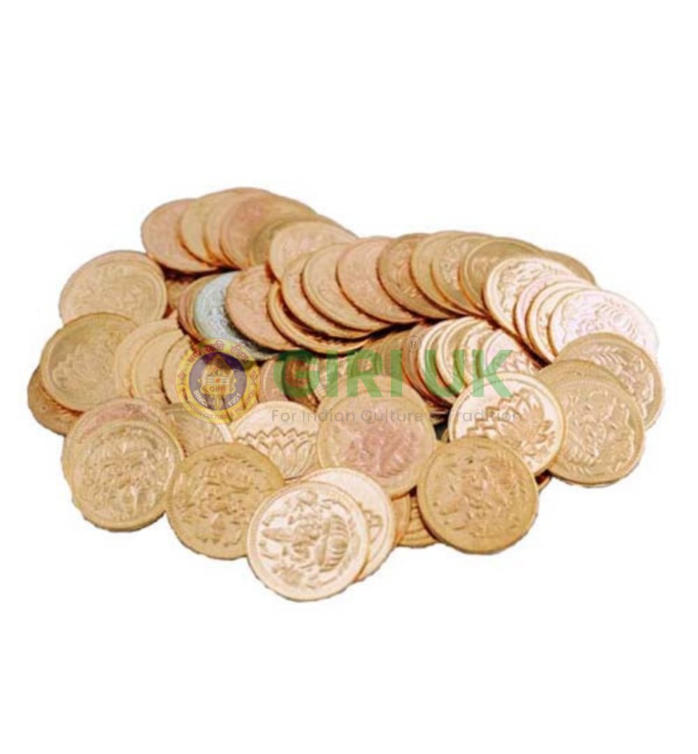 Silver Plated Lakshmi Coins for Archana