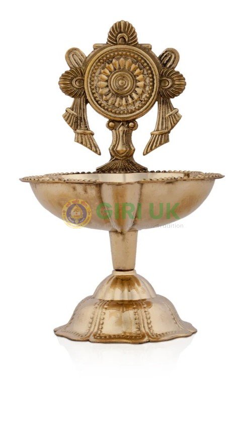 Chakra Lamp No 3 – Brass – 4.5 Inch – 130 Gms