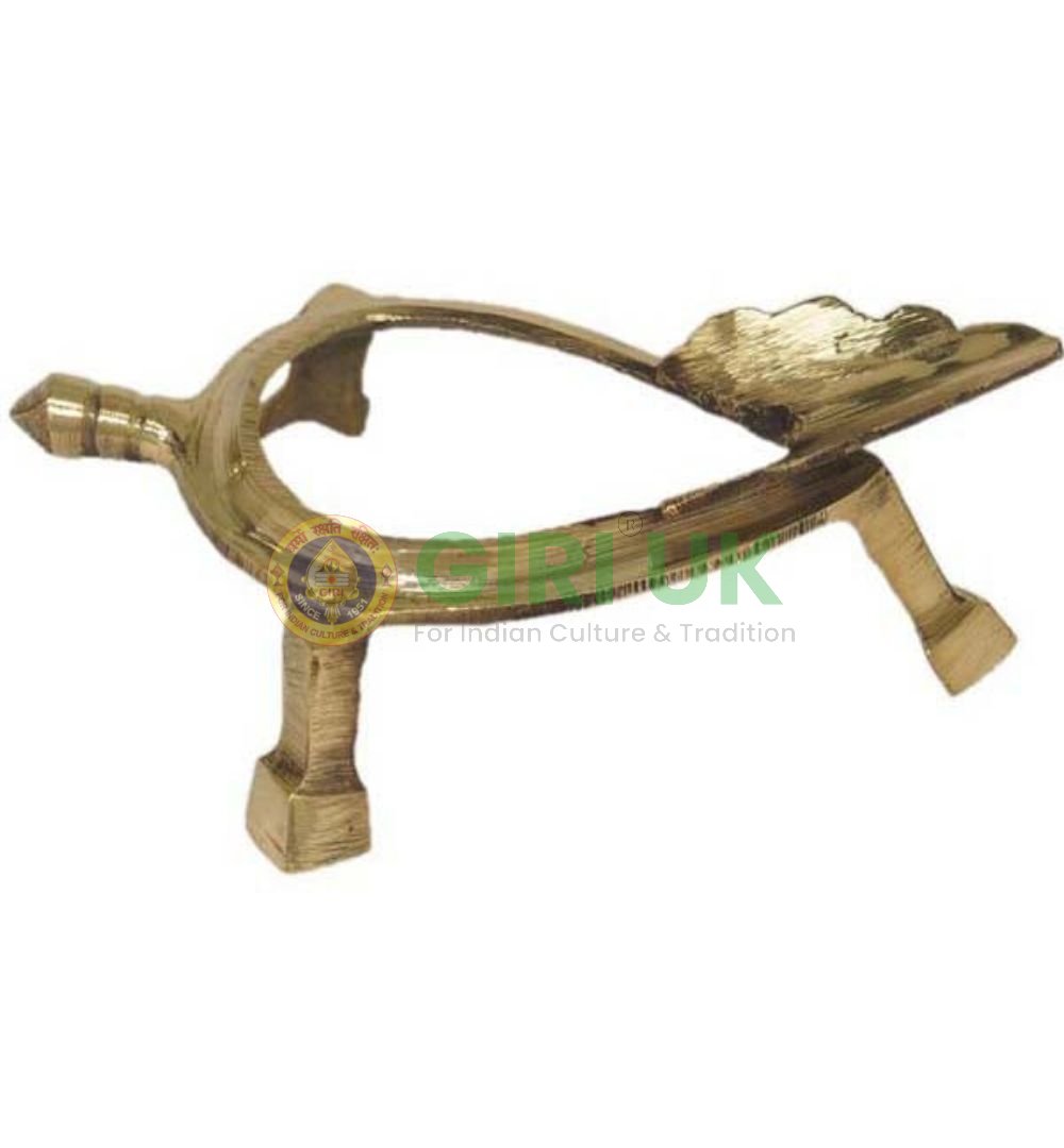 Brass Shankh Stand