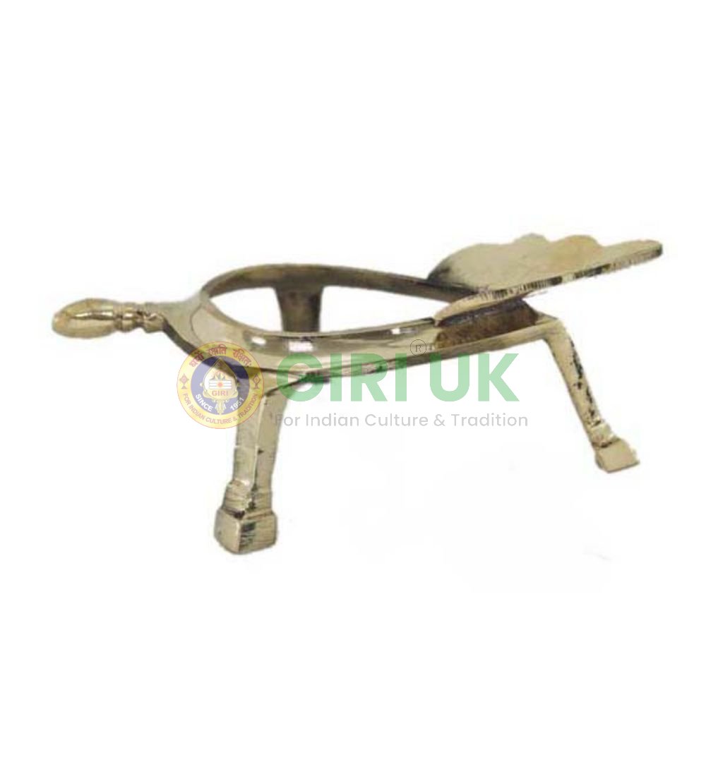 Brass Shankh Stand - 3 inch