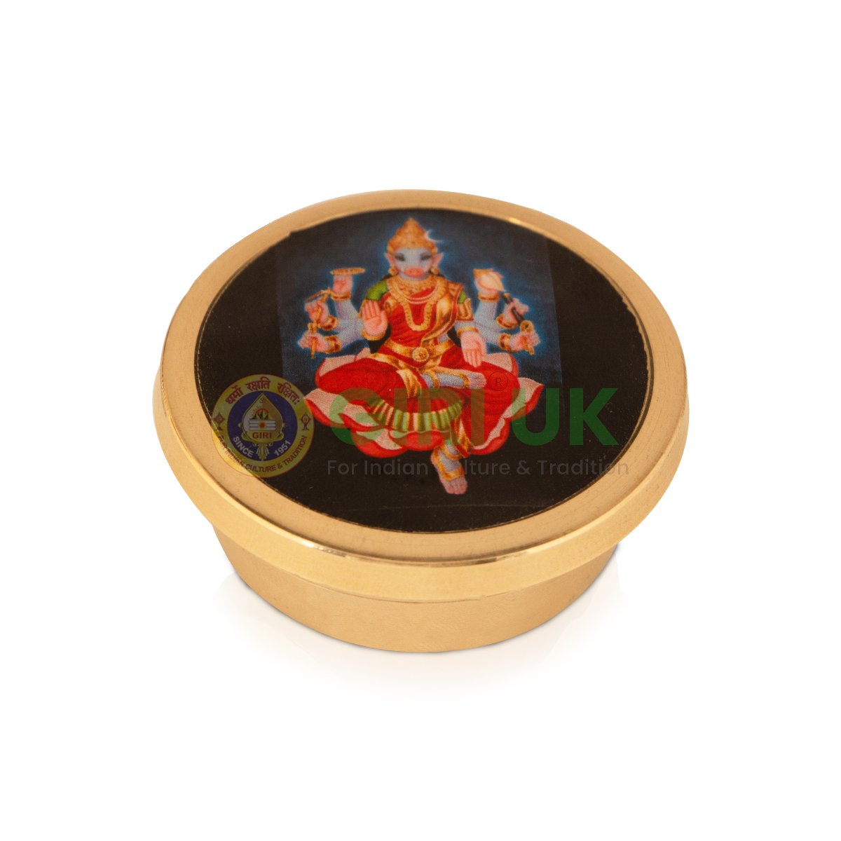 KumKum Pot Varahi - Brass - 2 Inchdia - 40 Gms