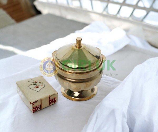 Brass Kumkum Pot