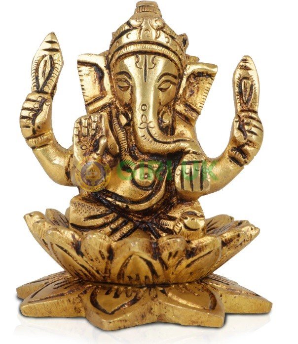 A/F Ganesh On Kamal 3.5 Inch (0.600 Kgs)