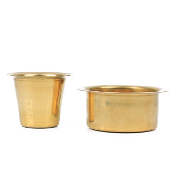 Coffee tumbler and davara set