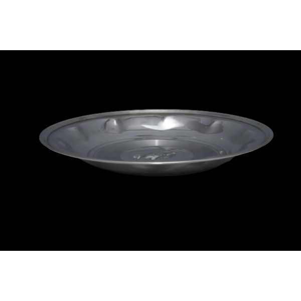 Stainless Steel Pooja Plate - 9 inch