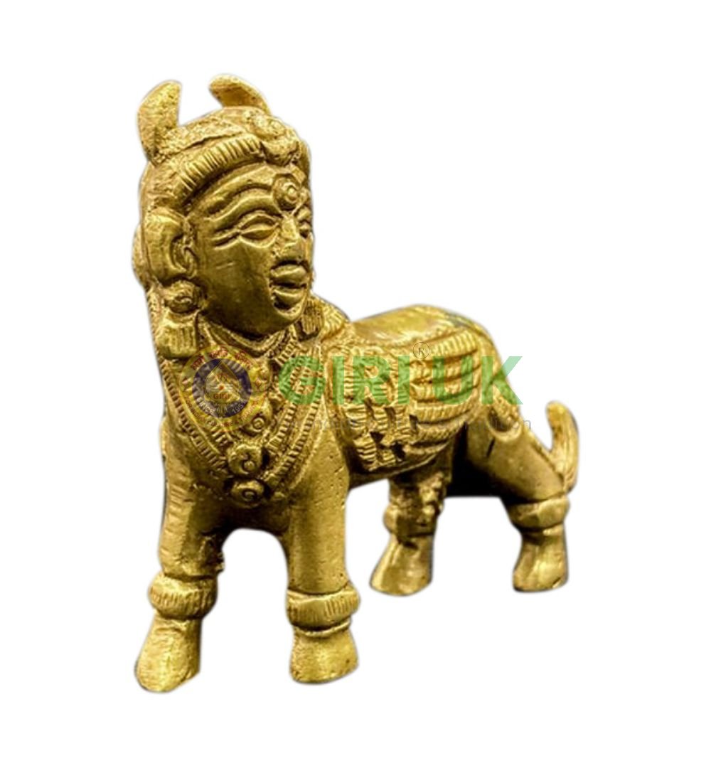 Kamadhenu Idol - Antique Finish - 3 inch