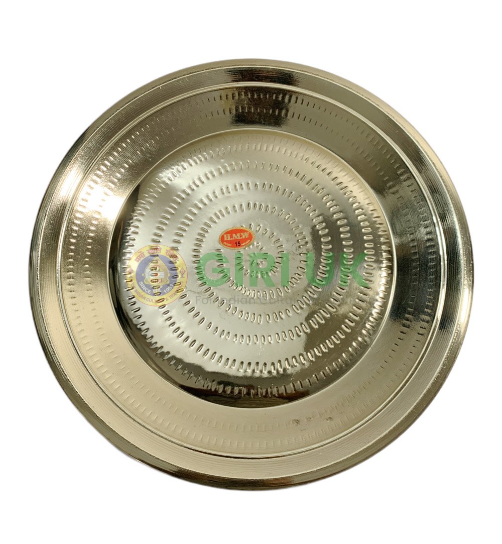 Brass Thambalam (Shallow Plate) 15" diameter