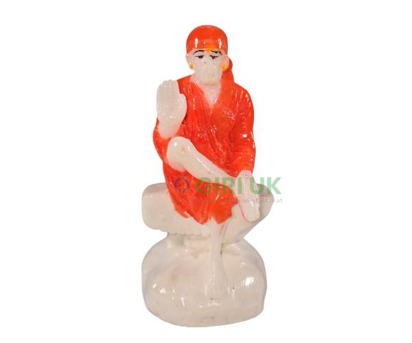 Shirdi Sai Baba Idol - Marble - 3.5 inches