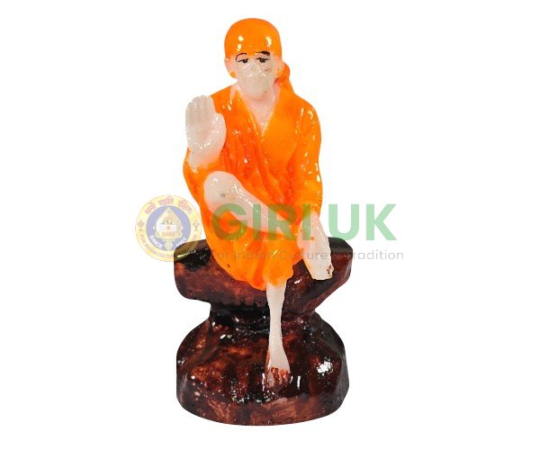 Shirdi Sai Baba Idol - Marble - 3.5 inches