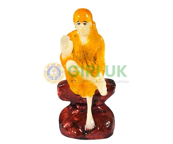 Shirdi Sai Baba Idol - Marble - 3.5 inches