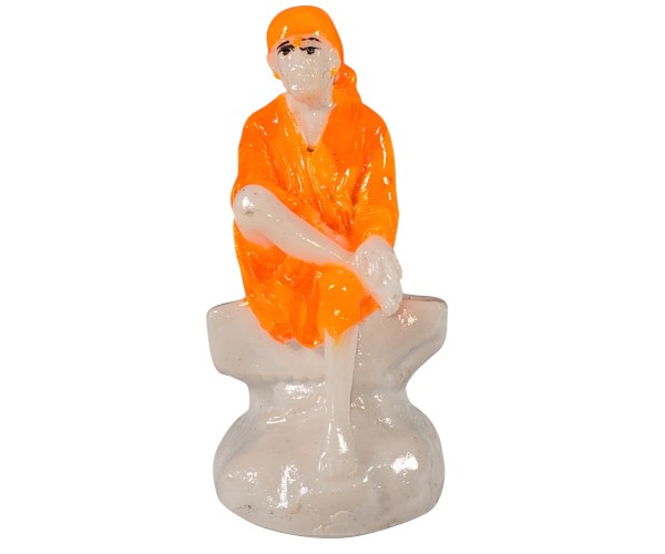 Shirdi Sai Baba Idol - Marble - 3.5 inches