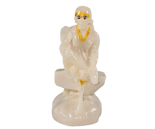 Shirdi Sai Baba Idol – Marble – 3.5 inches