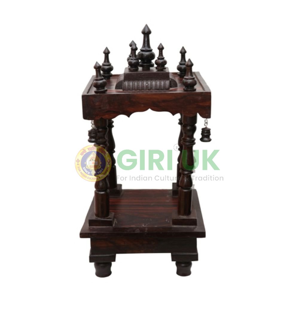 Wooden Pooja Mandapam – Height 16 X Width 8 X Depth 8 Inches