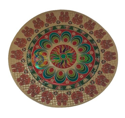 Round Kolam Sticker – 10 inches – 2pcs