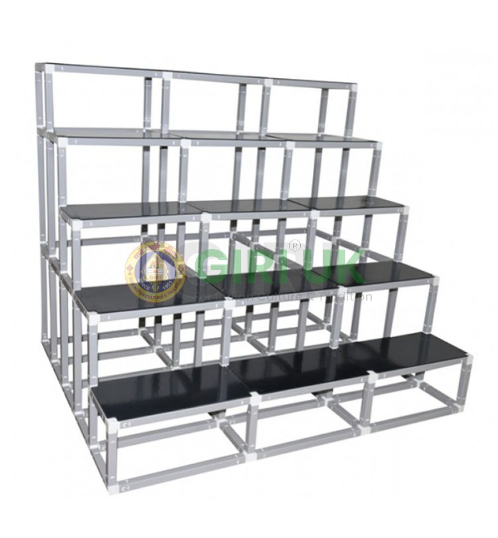 5-Step, 3-width Triple Frame Golu Padi Stand (5T)