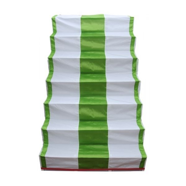 Satin Coloured Cloth Cover for 7 Steps 3-width Triple Frame Golu Padi Stand