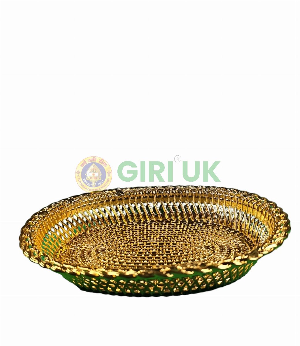 Golden Textured Tray