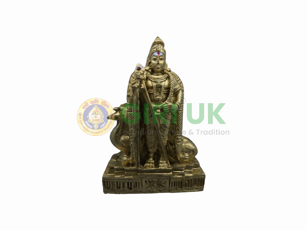 Muruga Resin Antique Finish Idol - 4"