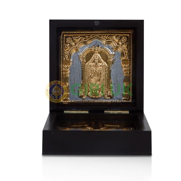 Balaji with Sri Padam Pooja Box - Gold