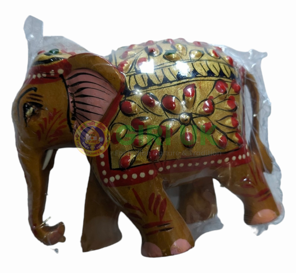 Decorative Wooden Elephant – 3 inch