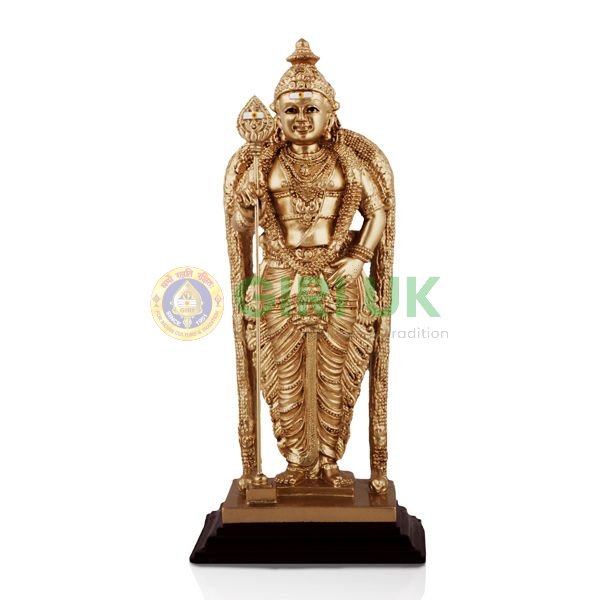 Polyresin Murugan Idol - 10 Inches