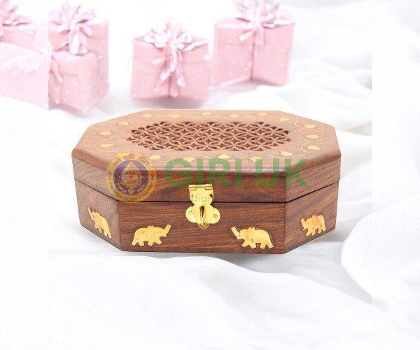 Elephant Design Traditional Pooja Box