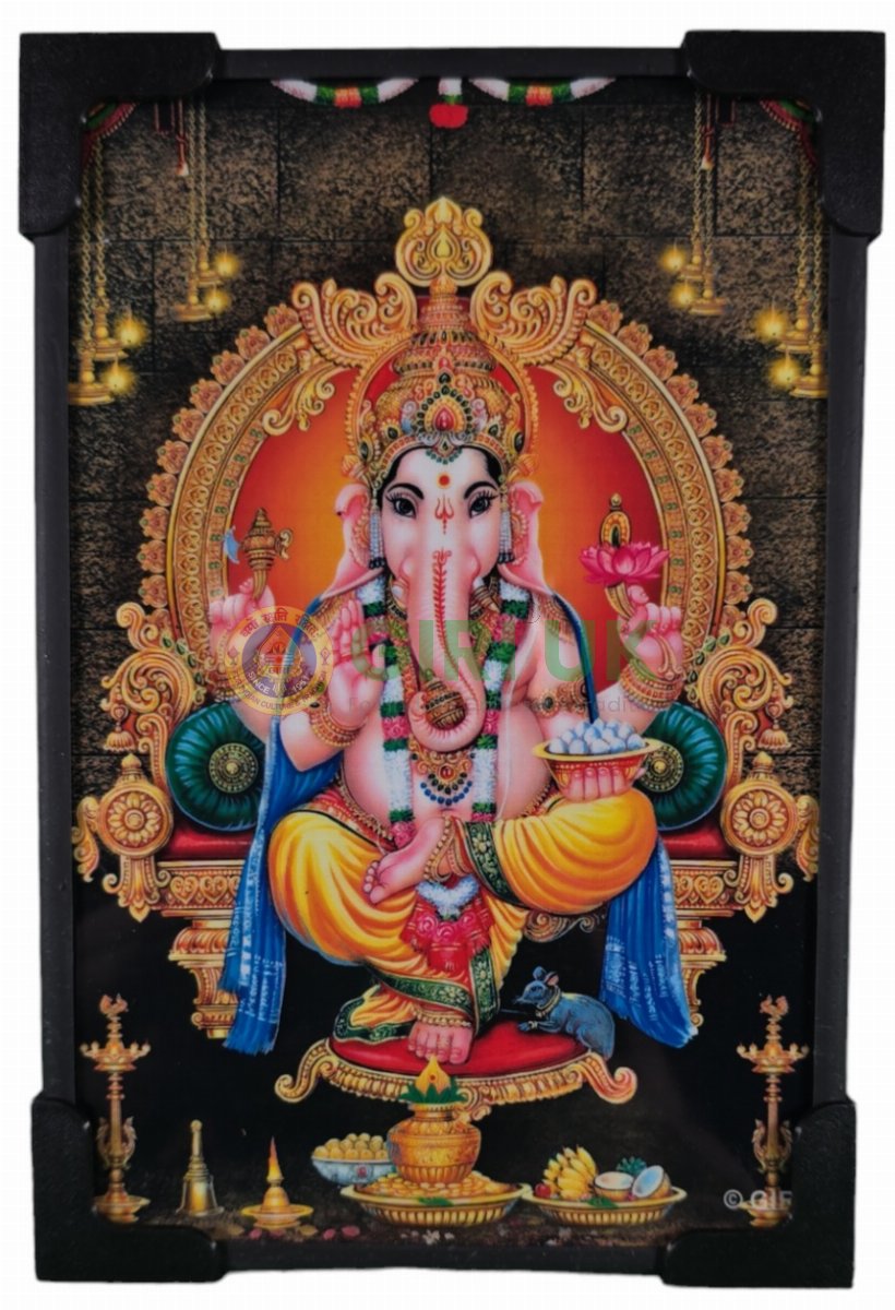 God Vinayagar picture – 6 x 4 inches