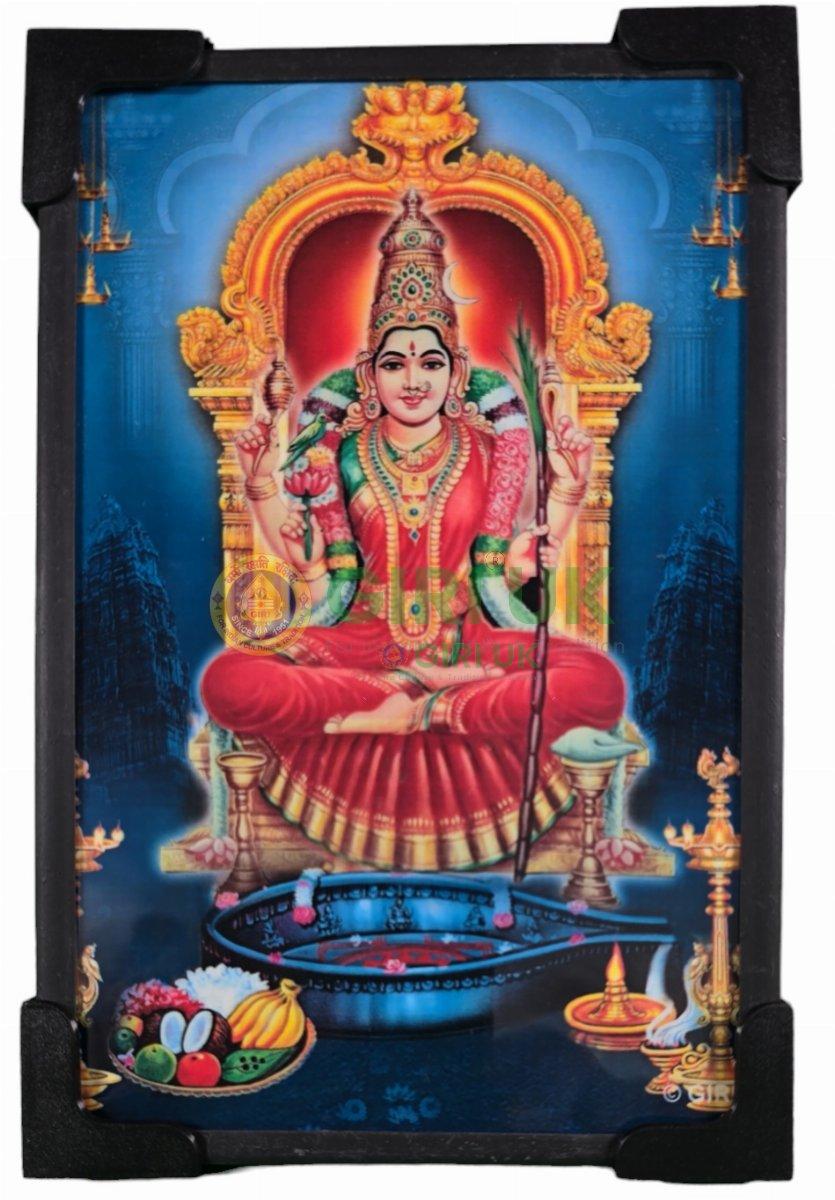 Kamakshi Amman Picture – 6 x 4 Inches