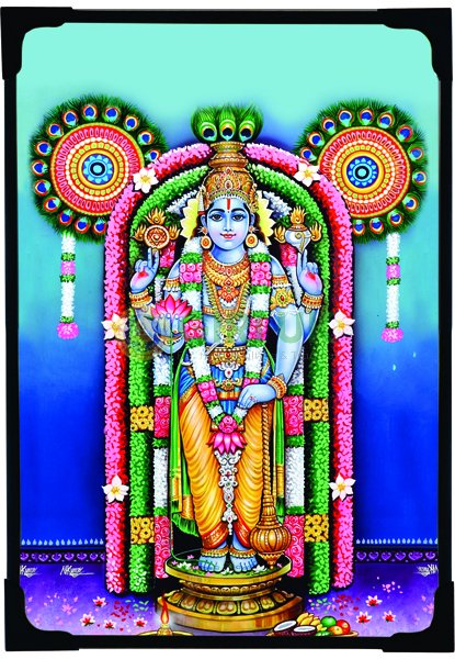 Sri Guruvayurappan picture - 6 x 4 inches