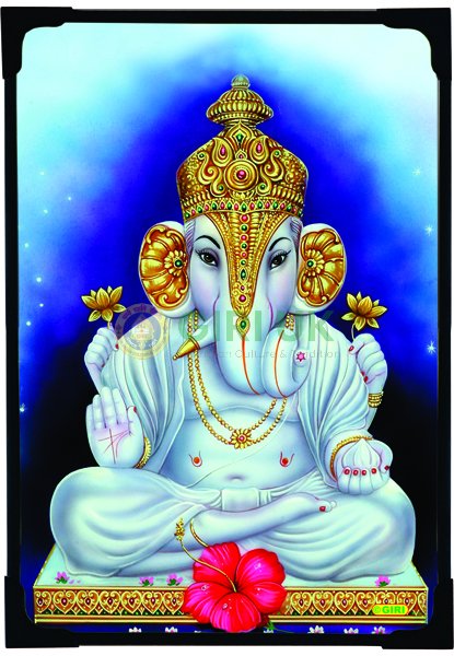 Ganapati picture - 6 x 4 inches