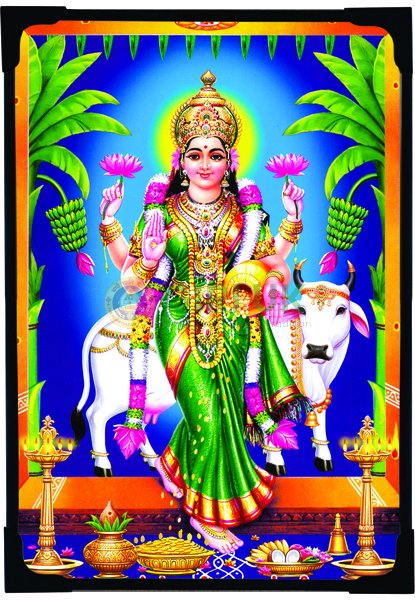 Gruha Lakshmi Picture - 6 x 4 inches