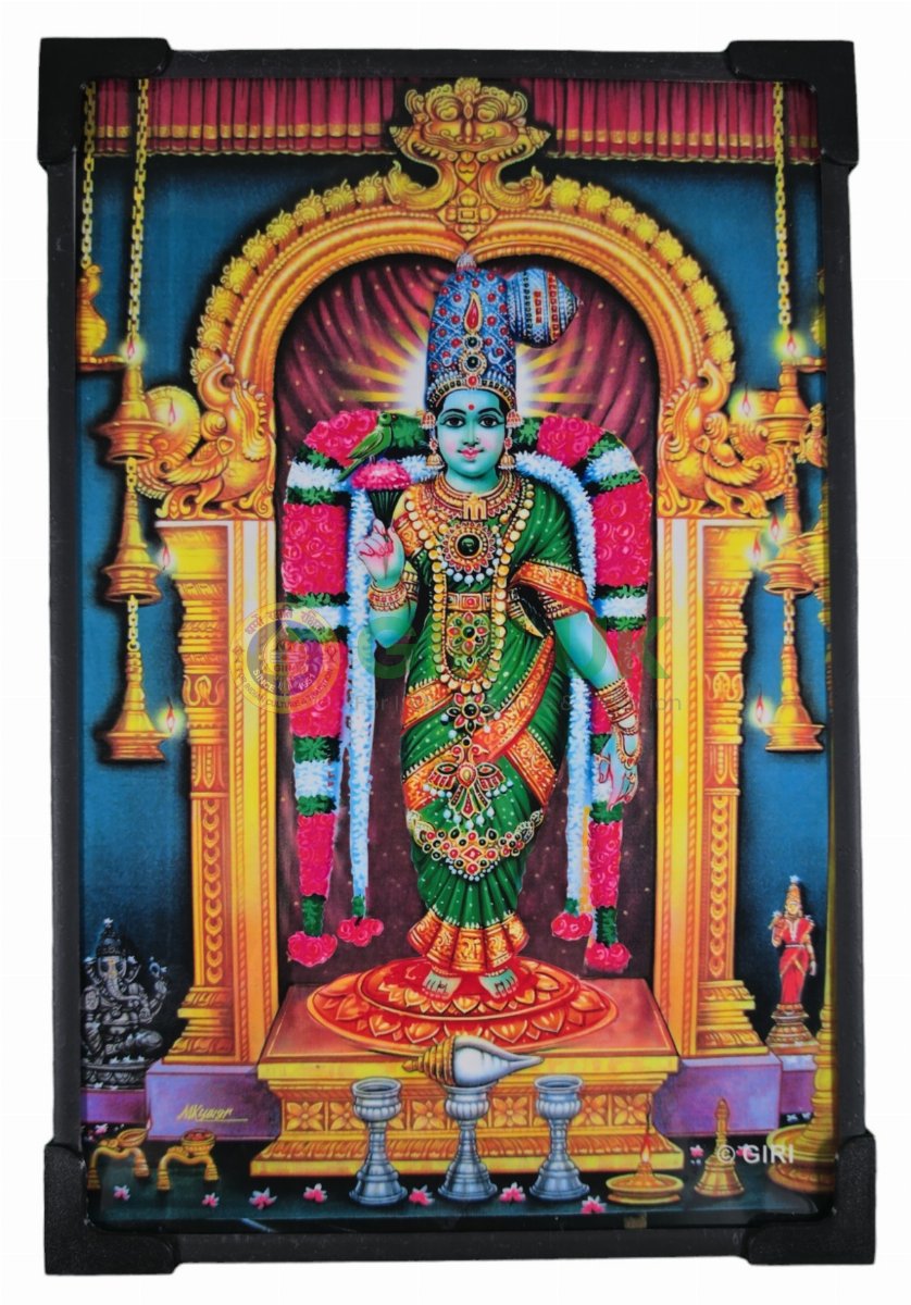 Meenakshi Amman Picture – 9 x 7 inches