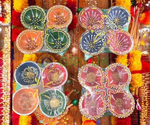 Clay Agal Deepams (Lamp) – set of 4-(Pack of 4)