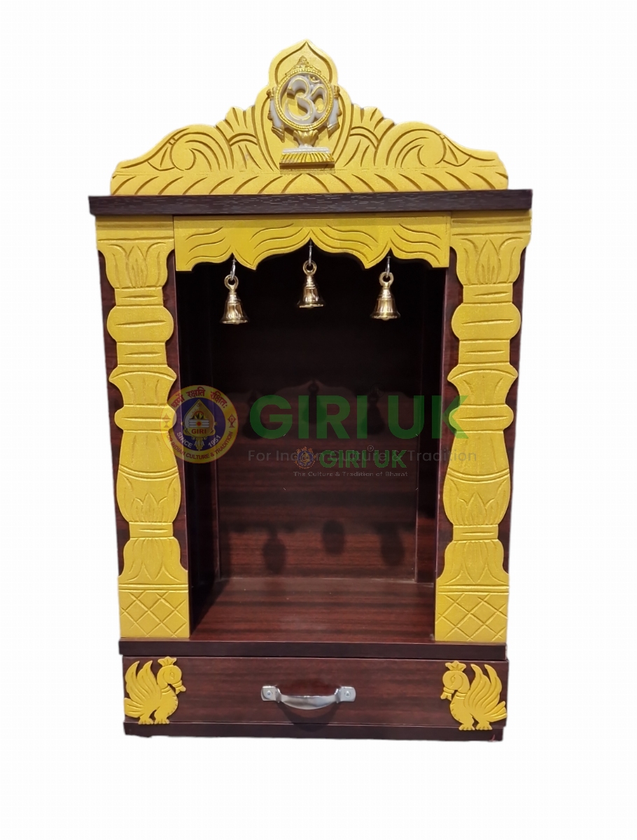 Open Wooden Pooja Mandapam