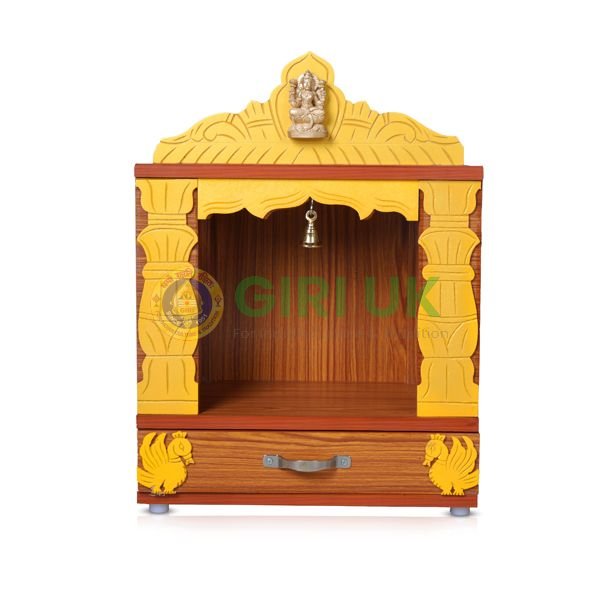 Wooden Pooja Mandapam – Height 23 X Width 16 X Depth 10 Inches