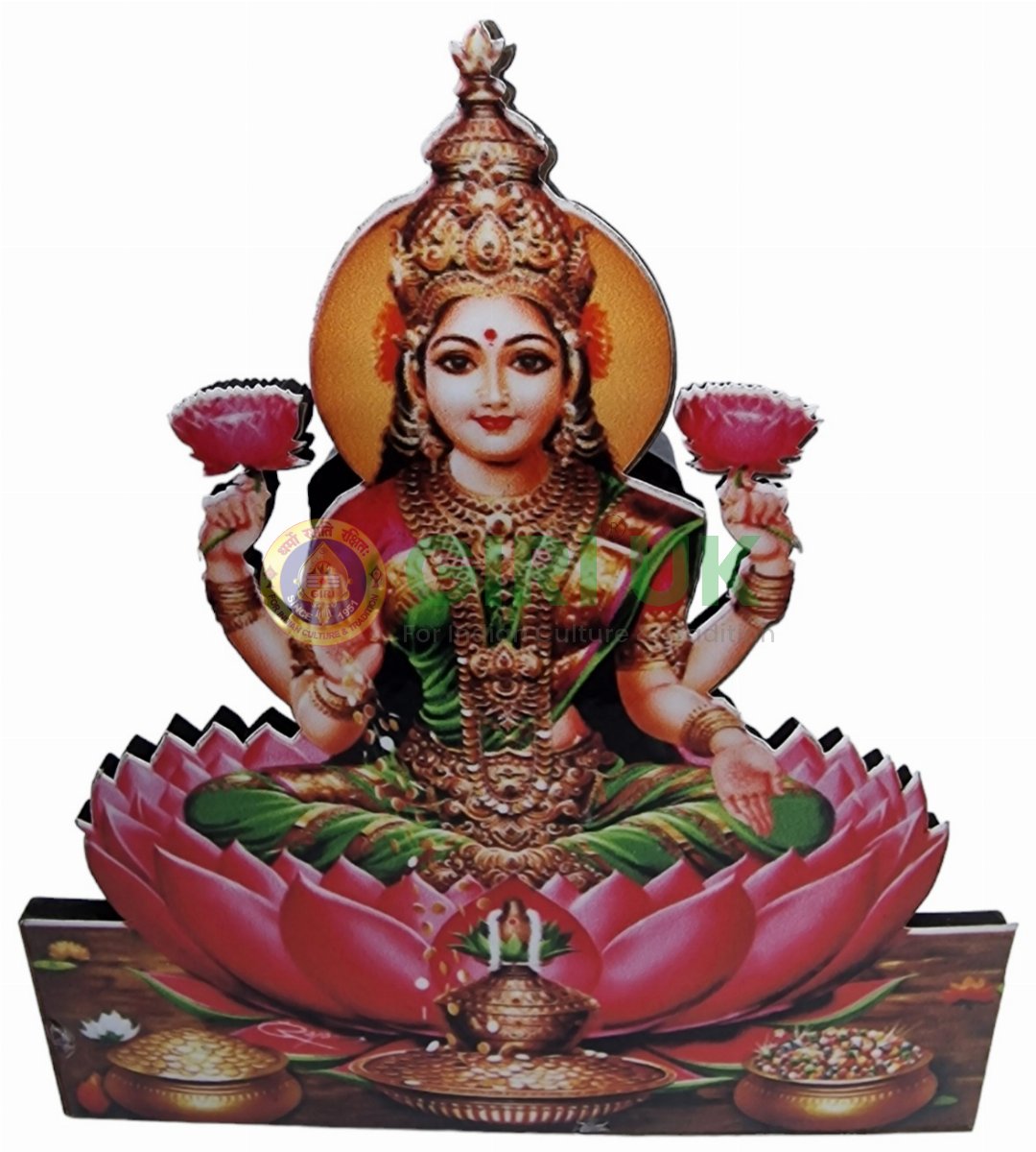 4 inch Sri Maha Lakshmi cutout