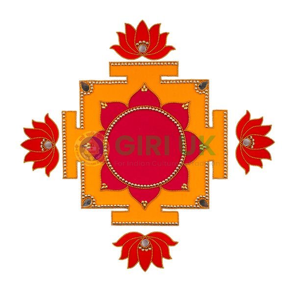 Lakshmi Peedam Rangoli – 10 inch